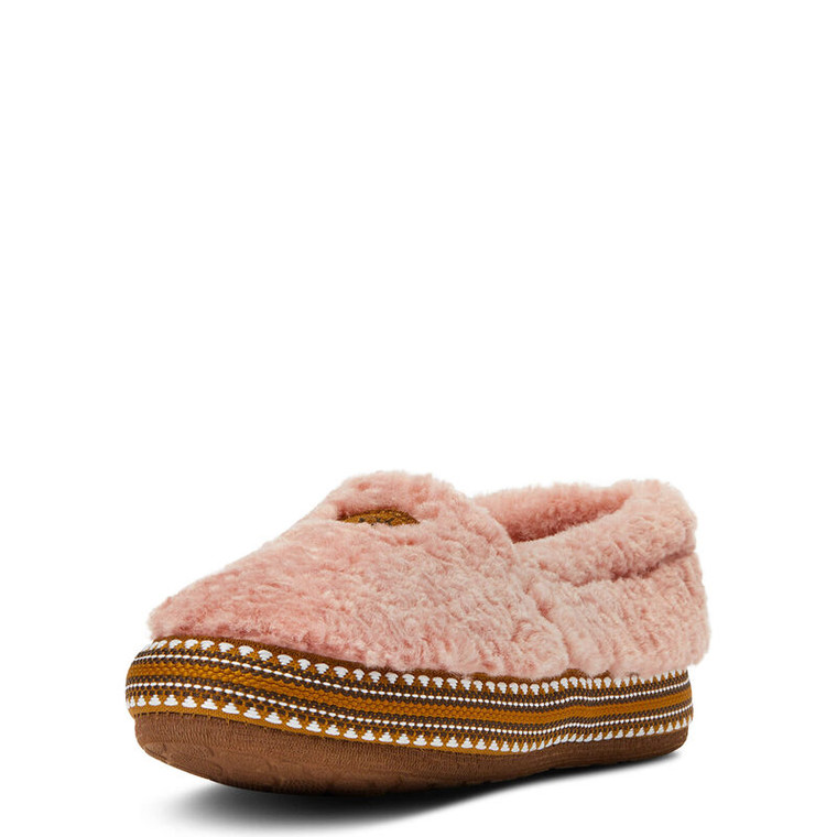 ARIAT WOMEN'S PINK SNUGGLE SLIPPER, FINAL SALE