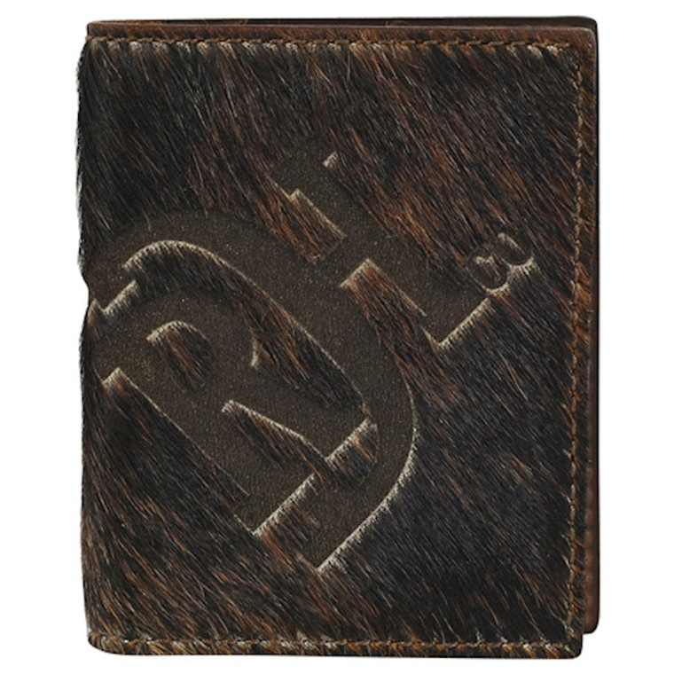 RED DIRT HAT CO BIFOLD CARD CASE NATURAL BRINDLE