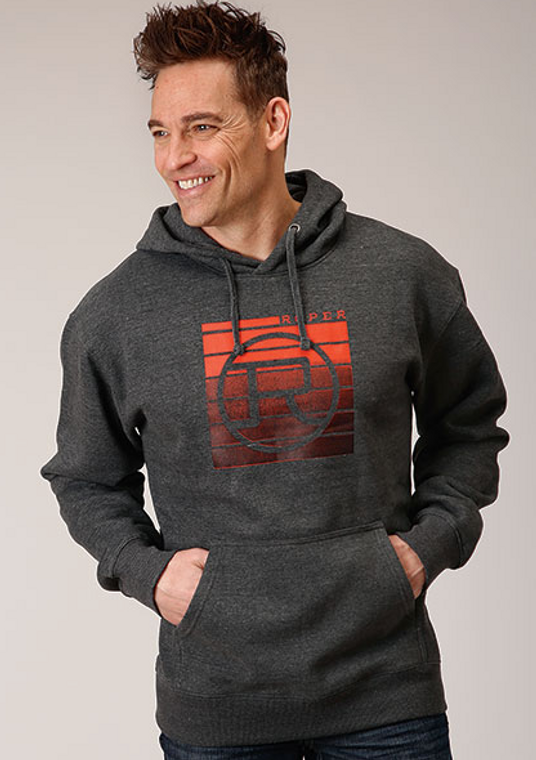 ROPER MENS LOGO SWEATSHIRT GREY