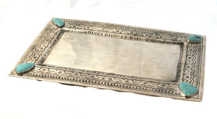 JA LARGE STAMPED TRAY