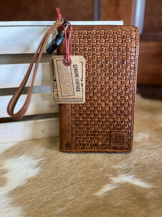 STS62303 SWEET GRASS WOVEN WALLET