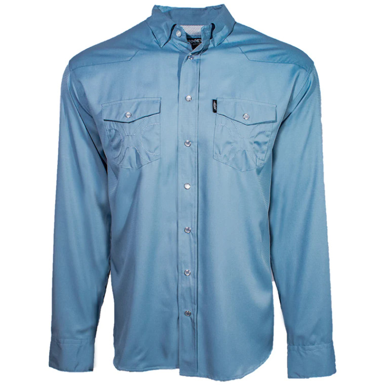 HOOEY MEN'S "SOL" LONG SLEEVE ASHLEY BLUE 