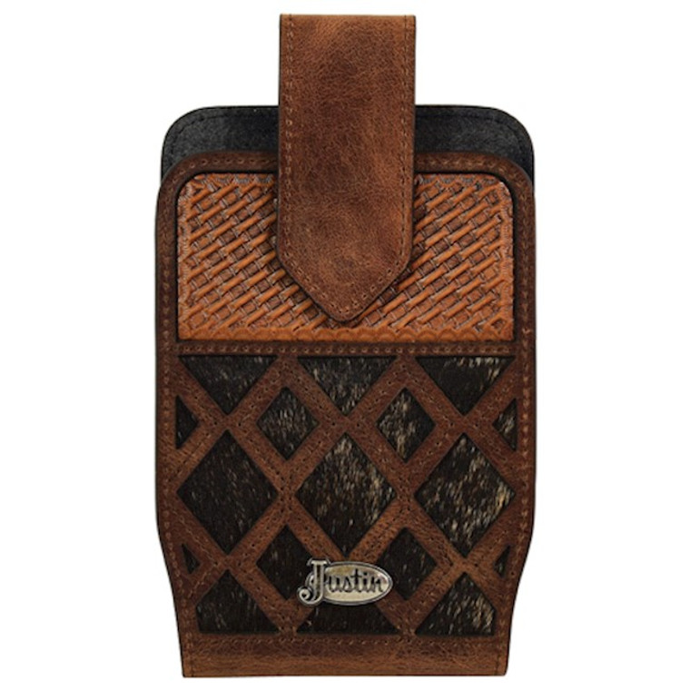 JUSTIN PHONE HOLSTER BRINDLE INLAY