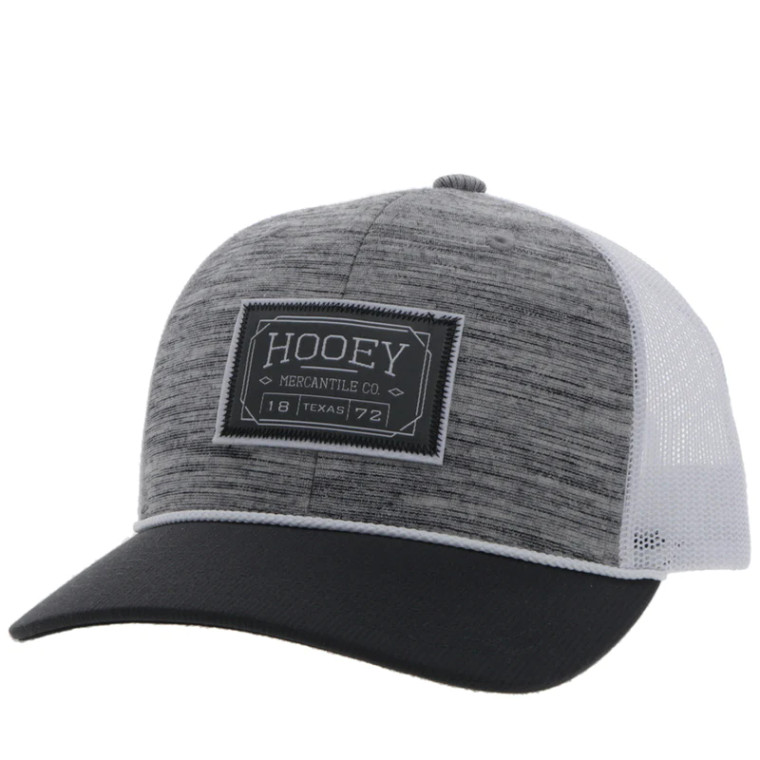 HOOEY "DOC" GREY/WHITE WITH CHARCOAL PATCH