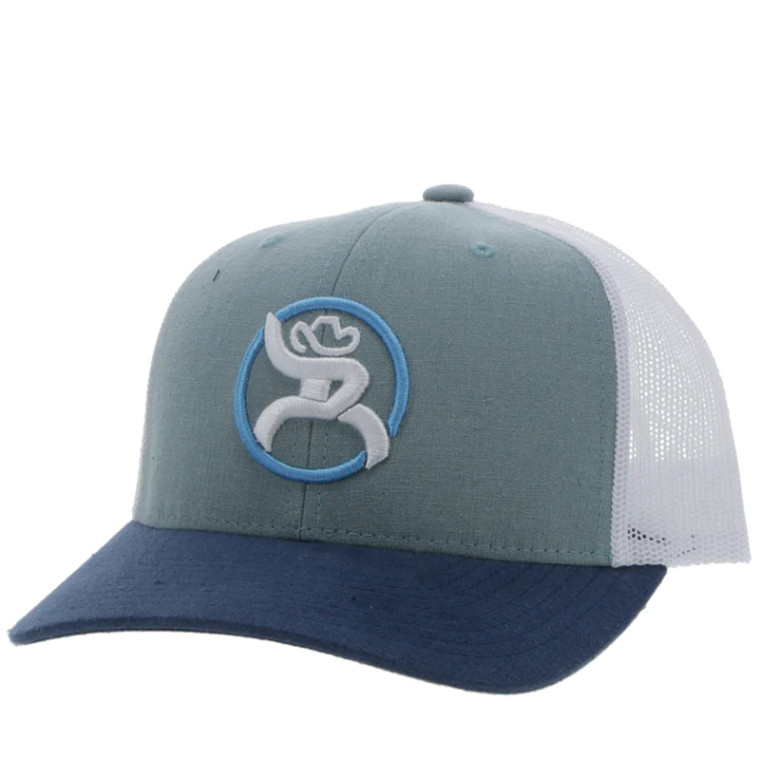 HOOEY "STRAP" ROUGHY BLUE/WHITE WITH  CIRCLE LOGO