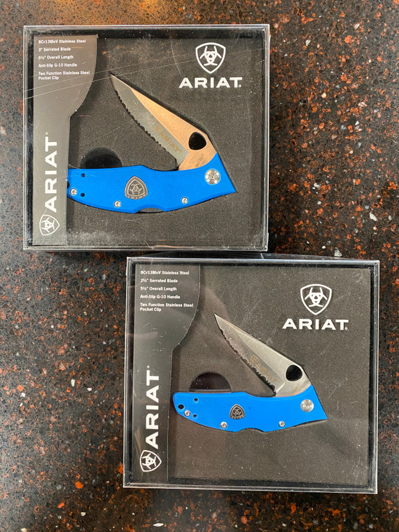 ARIAT A710012327 SERRATED KNIFE