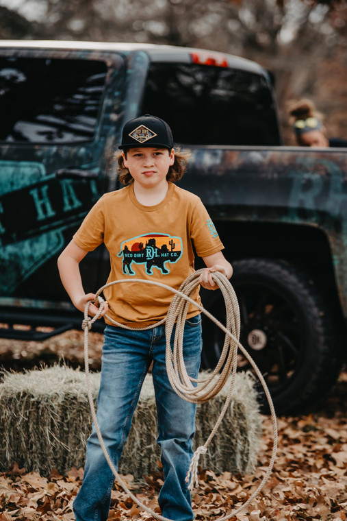 RED DIRT HAT CO UNISEX BILLBOARD YOUTH TEE