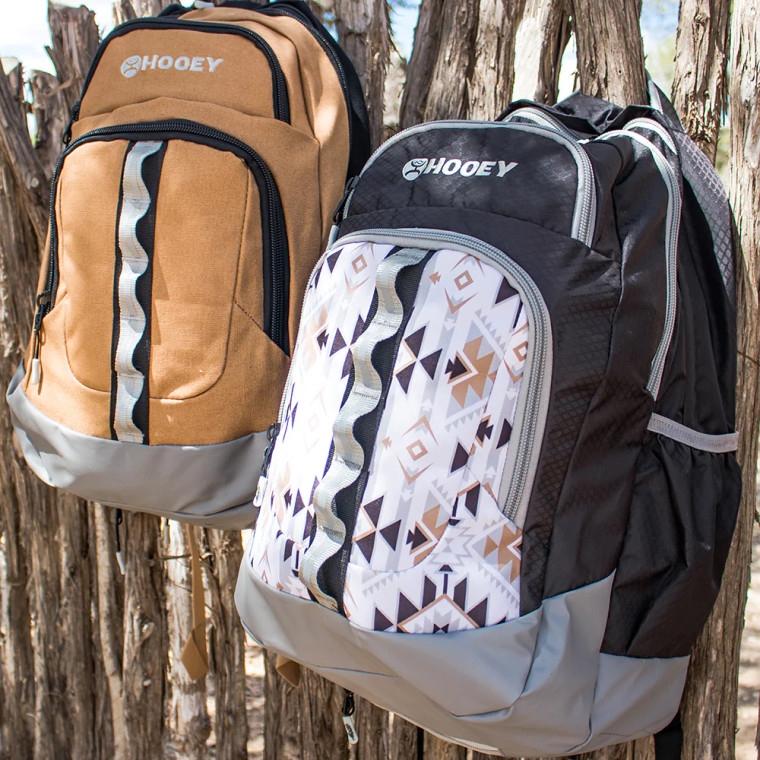 HOOEY BLACK/GOLD AZTEC BACKPACK - FRINGE WESTERN WEAR