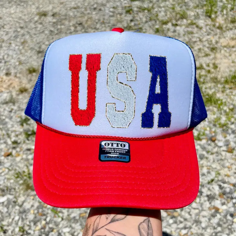 USA TRUCKER HAT