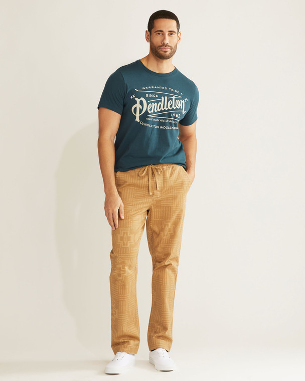 PENDLETON ARCHIVE LOGO GRAPHIC TEE ATLANTIC BLUE