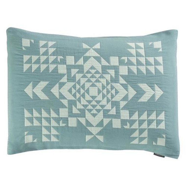 PENDLETON ORGANIC COTTON MATELASSE PILLOW SHAM BALSAM