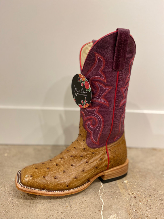 MACIE BEAN LIMITED EDITION WOMENS M2033 OSTRICH BOOTS