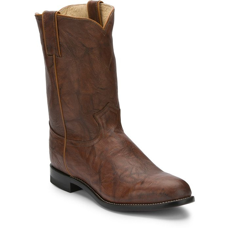 JUSTIN MENS BROWN ROPER BOOT