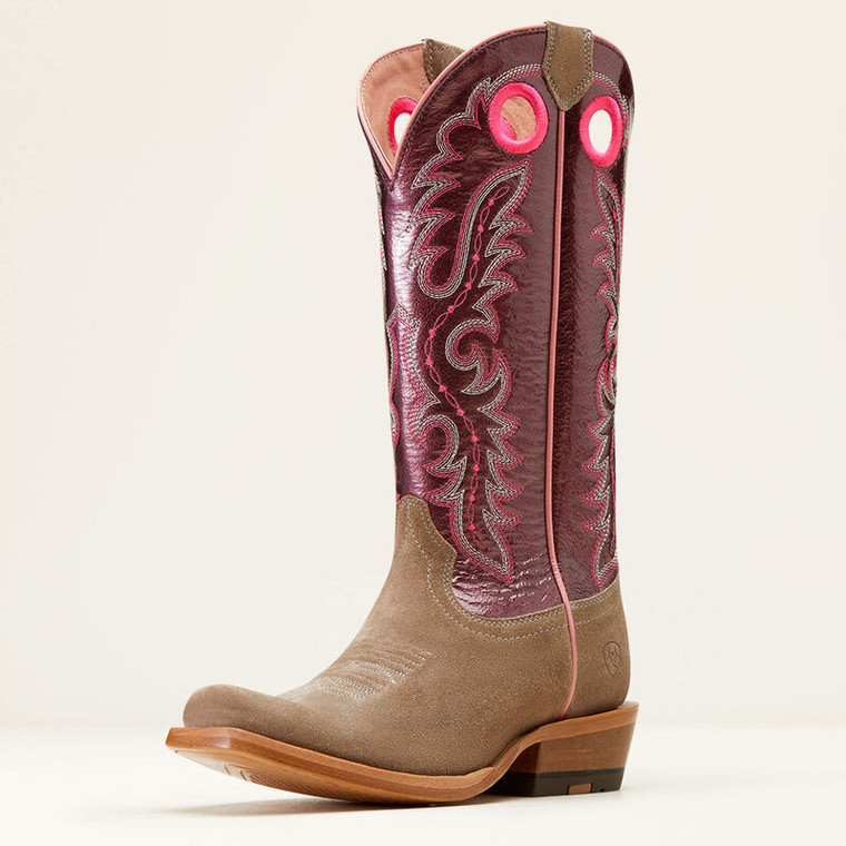 ARIAT WOMEN'S FUTURITY BOON WESTERN BOOT FINE WINE