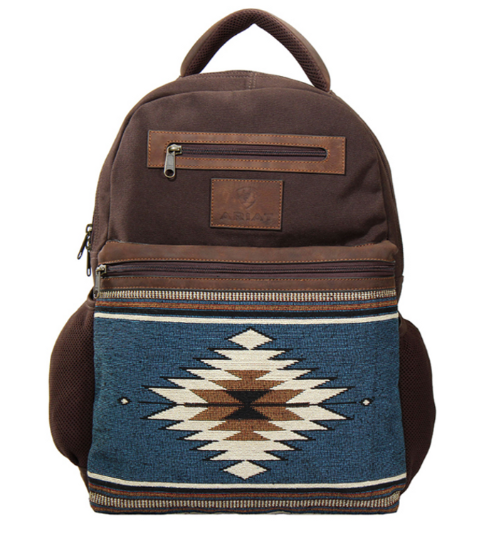 ARIAT LEATHER AZTEC BACKPACK