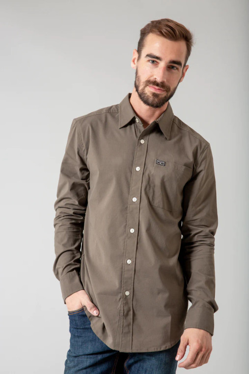 KIMES MENS LINVILLE LONG SLEEVE BUTTON UP