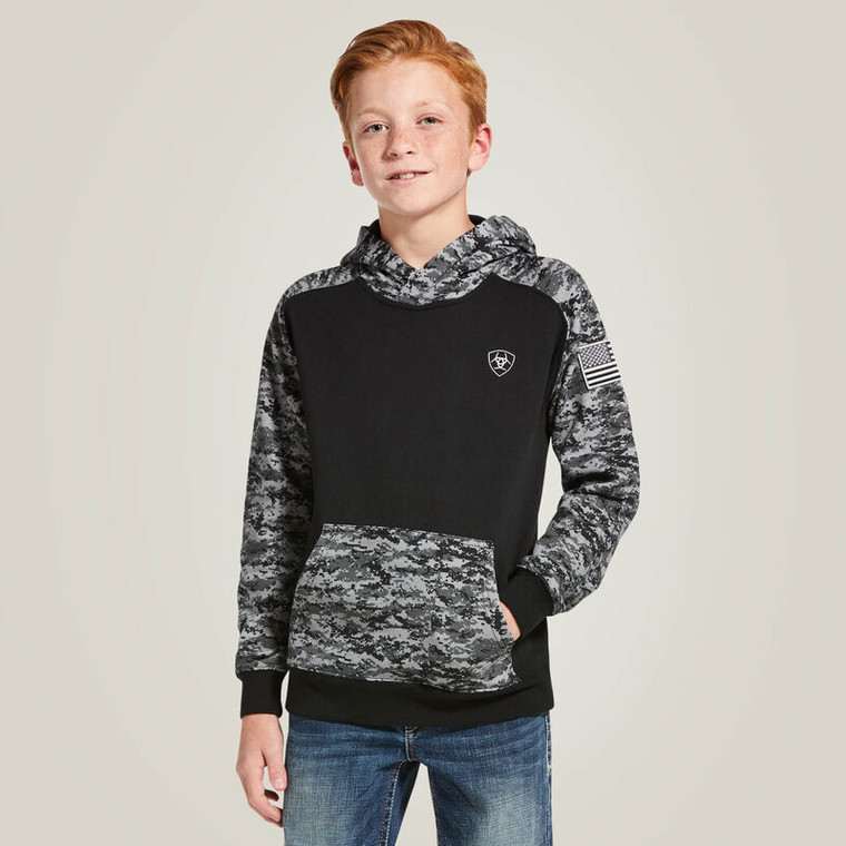 ARIAT BOYS PATRIOT HOODIE