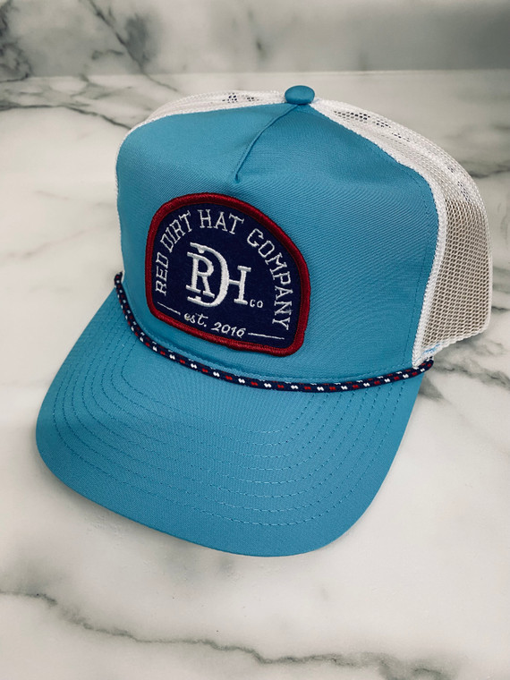 RED DIRT SEAL BLUE ROPE HAT