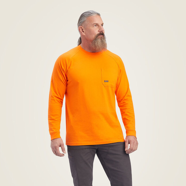 ARIAT ORANGE REBAR TEE