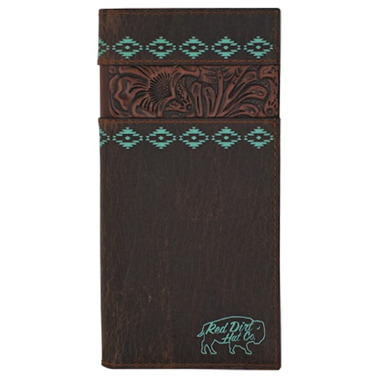 RED DIRT RODEO WALLET TOOLED & EMBOSSED