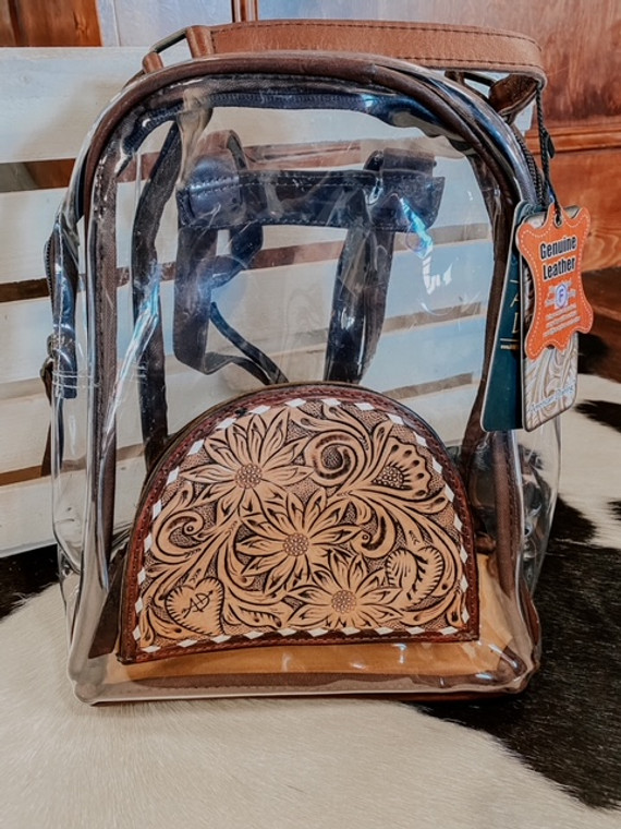 CLEAR GAMEDAY TOOLED BACKPACK