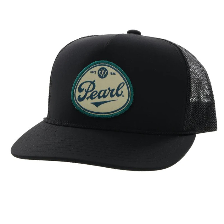 HOOEY "PEARL" BLACK HAT