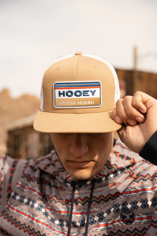 HOOEY "HORIZON" TN/WHT HAT