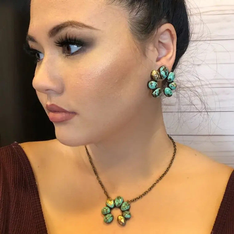 TORRINGTON EARRING TURQUOISE