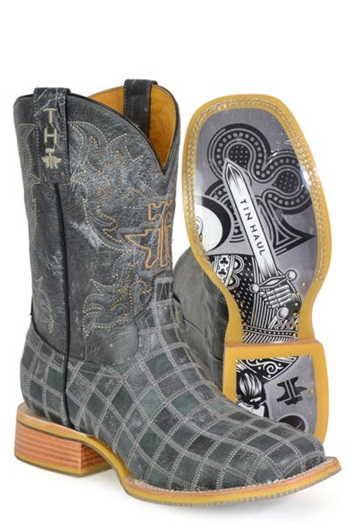 TIN HAUL MEN'S KING OF CLUBS PATCHWORK BOOT