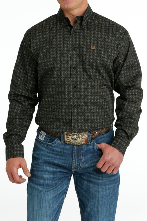 MENS CINCH LS PRING STONE WESTERN SHIRT