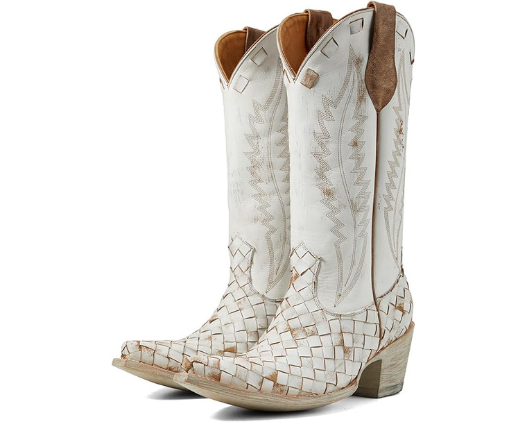 OLD GRINGO REPTILIA 13IN BOOT WHITE