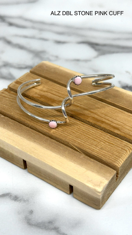 AUTHENTIC DOUBLE STONE PINK CUFF