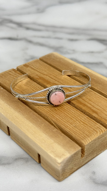 AUTHENTIC PINK STONE CUFF