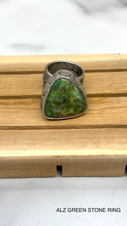 AUTHENTIC GREEN TURQUOISE RING