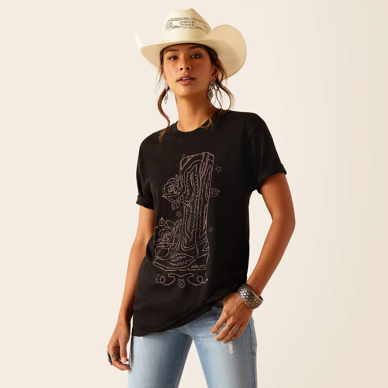 ARIAT WOMENS TALL BOOT T-SHIRT