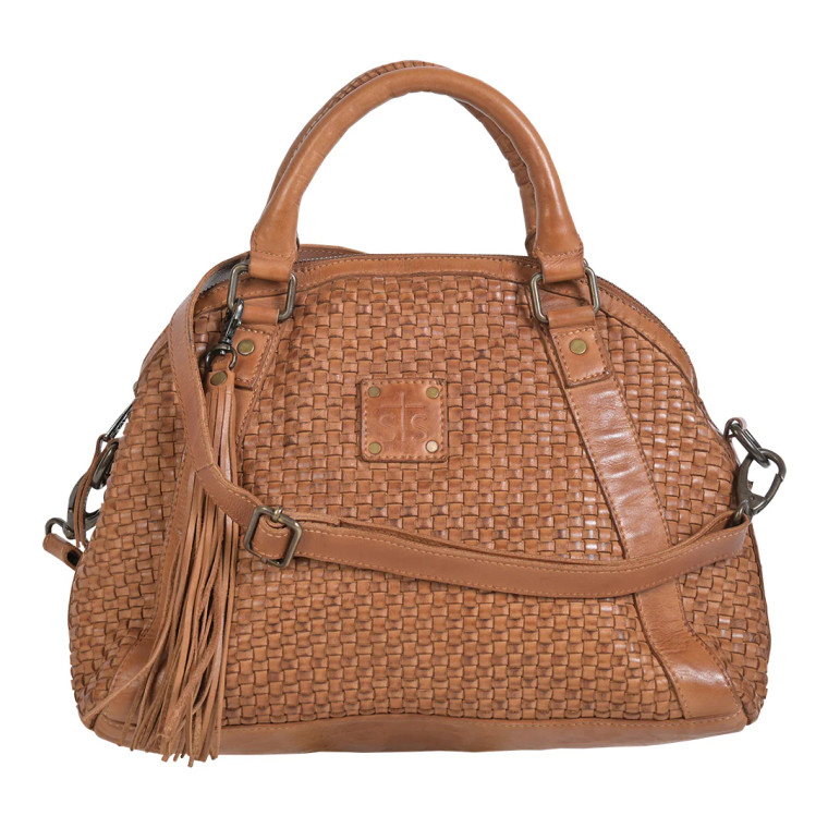 STS SWEET GRASS SATCHEL