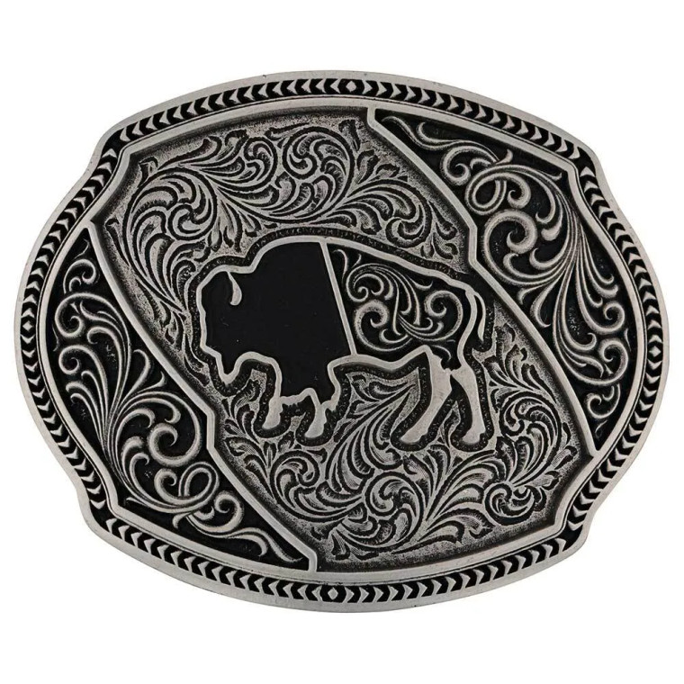 MONTANA SILVERSMITHS BUFFALO ROAM BUCKLE