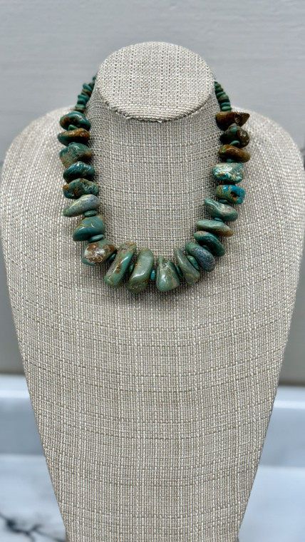 PAIGE WALLACE 286B GREEN KINGMAN NECKLACE