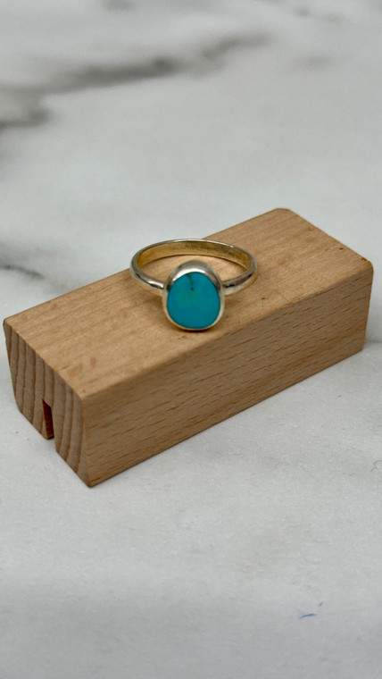 PAIGE WALLACE TURQUOISE FREEFORM RING