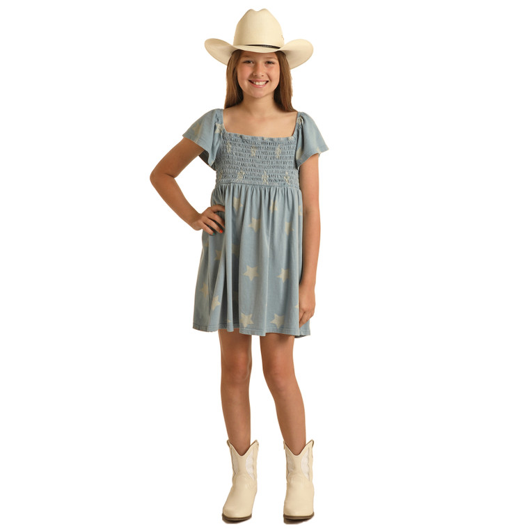 R&R GIRLS STAR DRESS