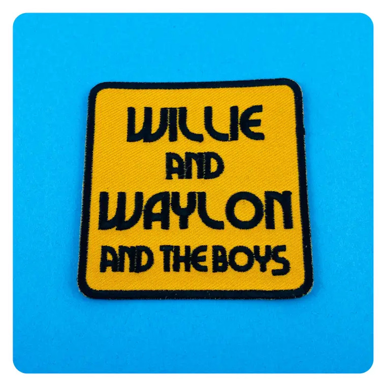 WILLIE & WAYLON PATCH