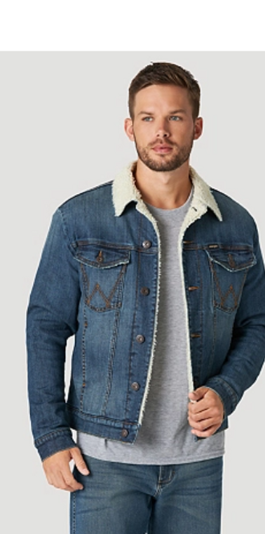 WRANGLER SHERPA DENIM JACKET