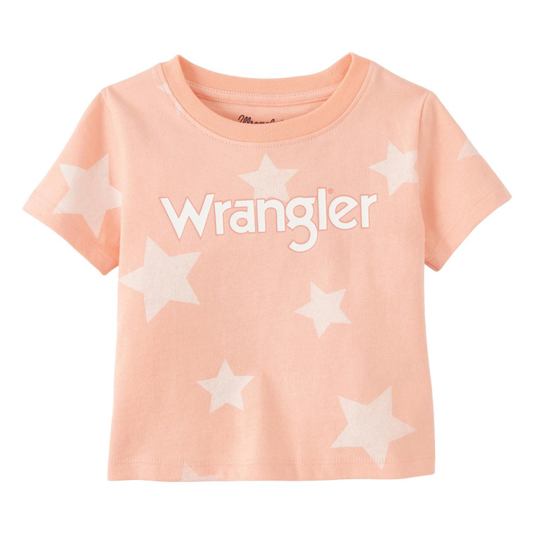 WRANGLER GIRLS PEACH STAR TOP