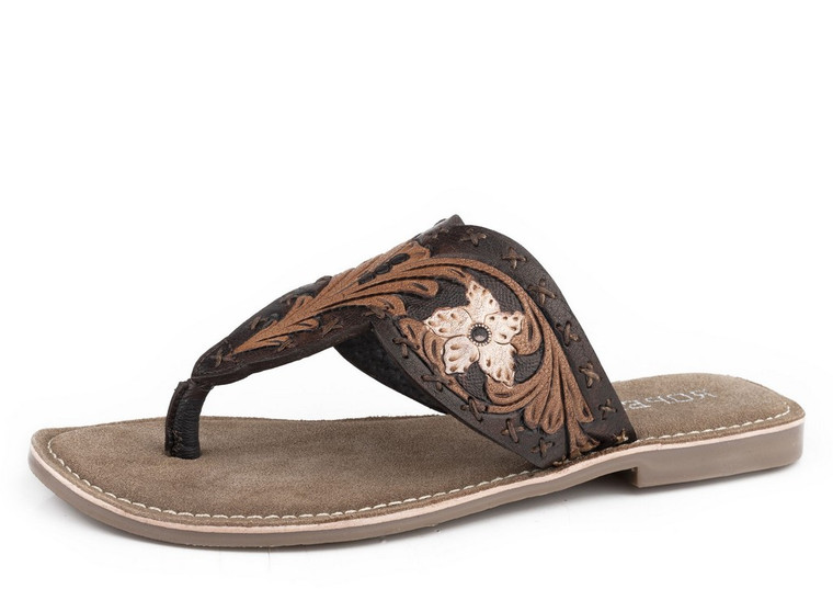 WOMENS SANDAL BROWN