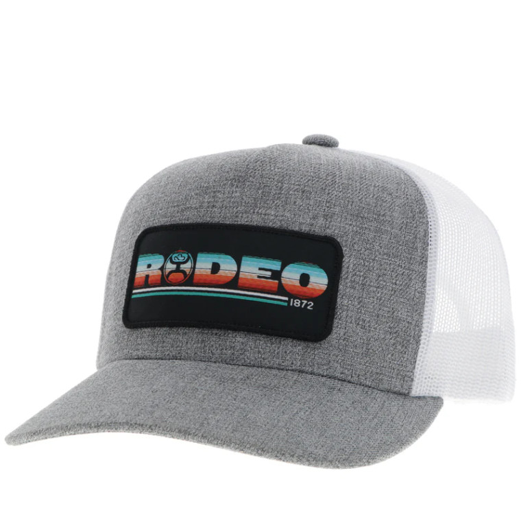 HOOEY RODEO HAT GREY/WHITE