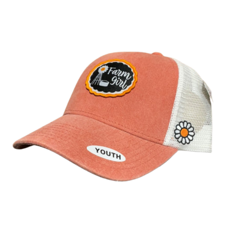 CINCH FARM GIRL TRUCKER HAT YOUTH