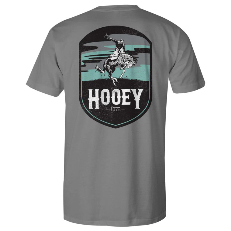 HOOEY CHEYENNE GREY YOUTH TEE