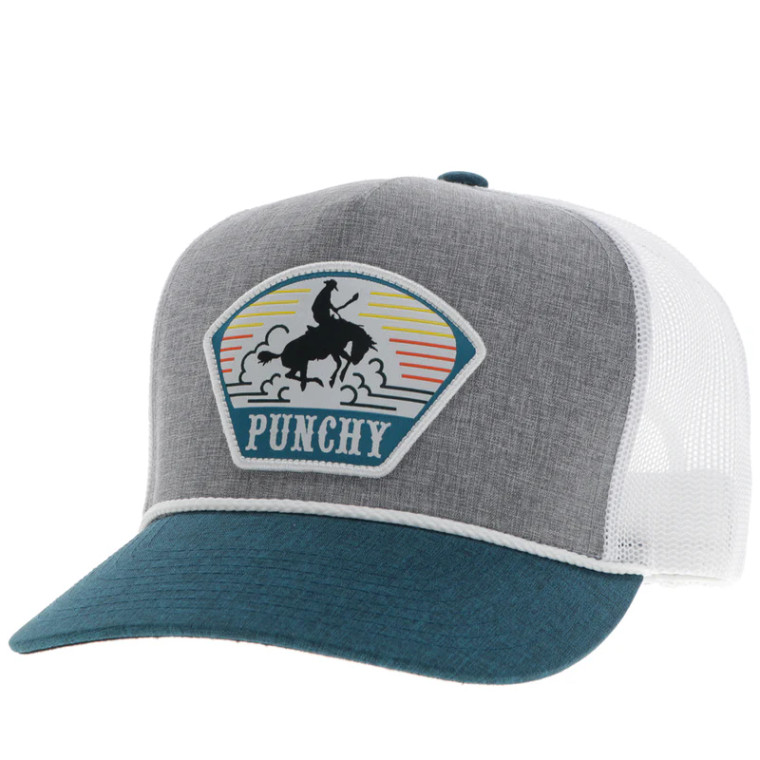 HOOEY PUNCHY TEAL/ORANGE HAT