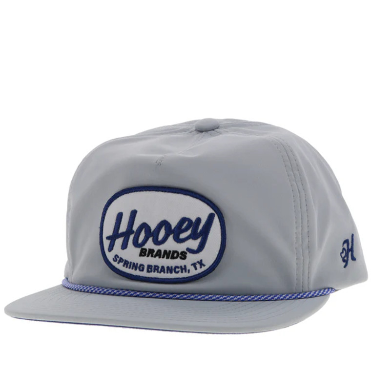 HOOEY LOCAL HAT GREY W/ NAVY AND WHITE