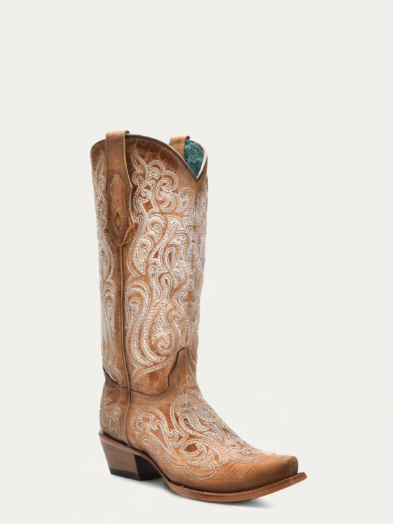 CORRAL C4144 CRACKLED EMBROIDERY BOOT